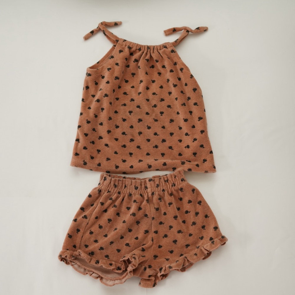 Terry cloth print set